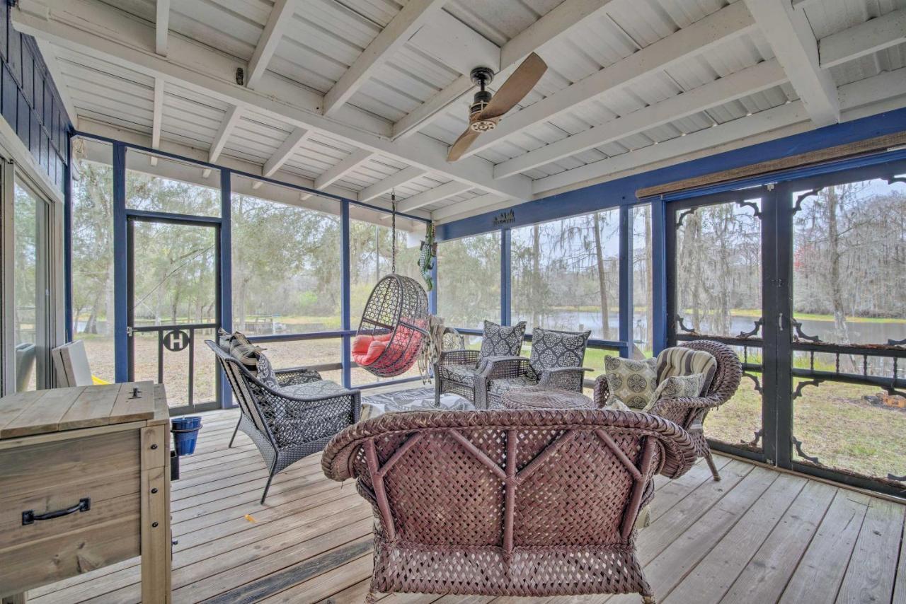 Unplugged Withlacoochee Riverfront Retreat! Bushnell Exteriér fotografie