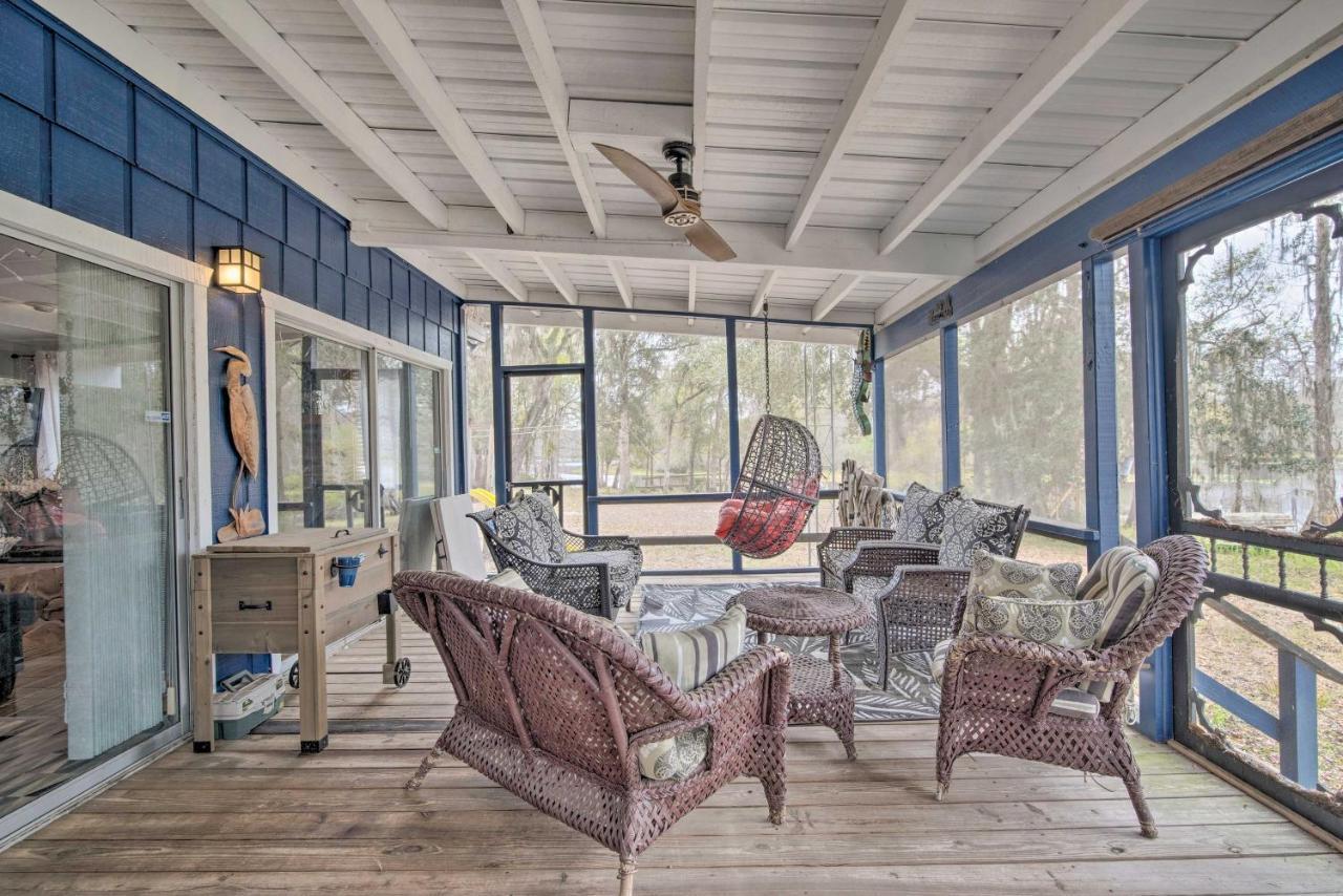 Unplugged Withlacoochee Riverfront Retreat! Bushnell Exteriér fotografie
