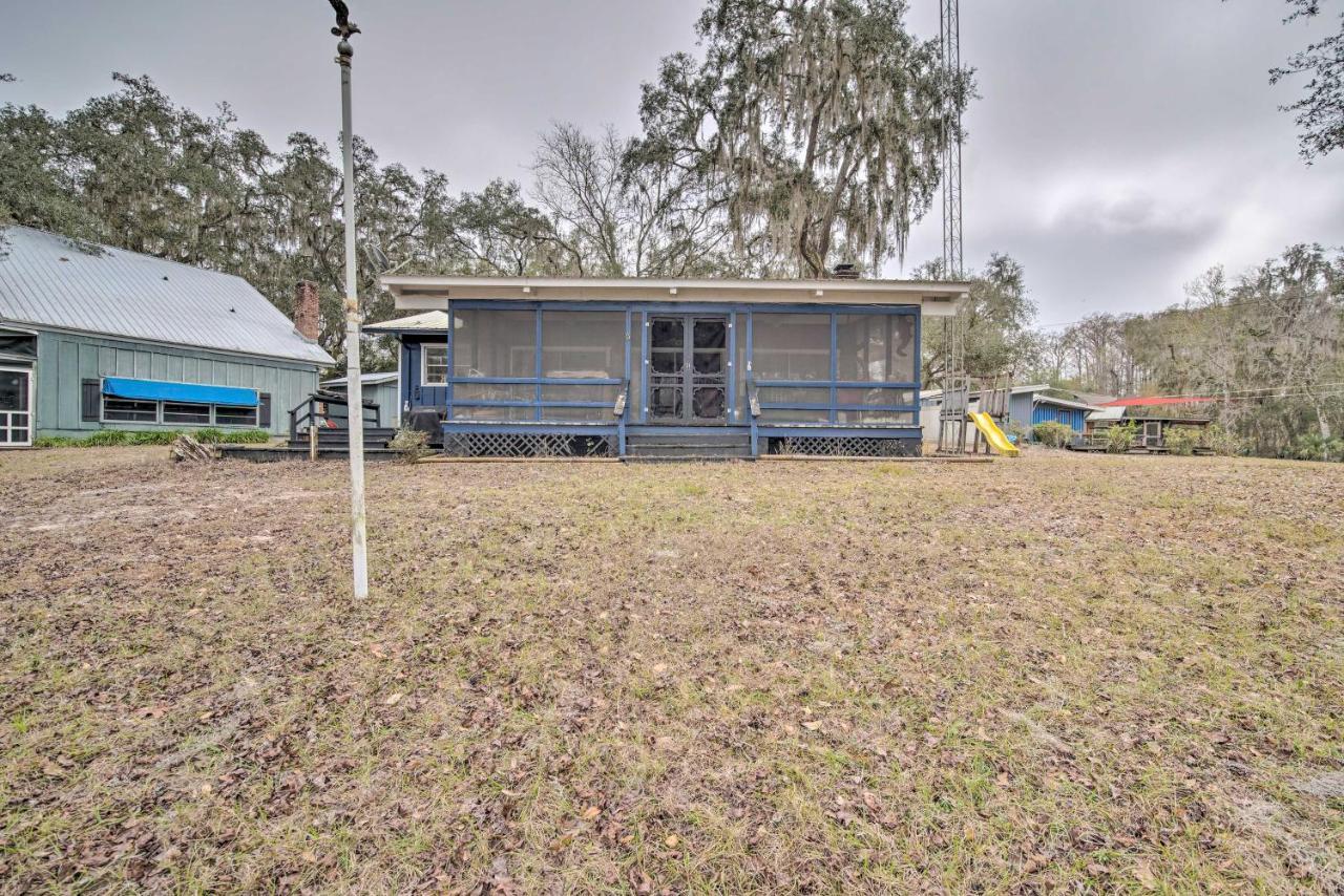 Unplugged Withlacoochee Riverfront Retreat! Bushnell Exteriér fotografie